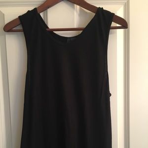 Anthropologie asymmetrical sleeveless tunic